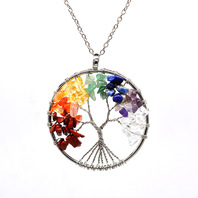 Web Based Kabala Life Tree necklace