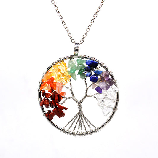 Web Based Kabala Life Tree necklace