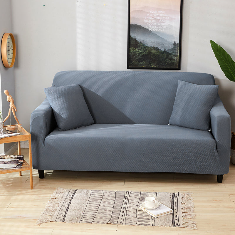 Web Based Pure color stretch waterproof sofa cover
