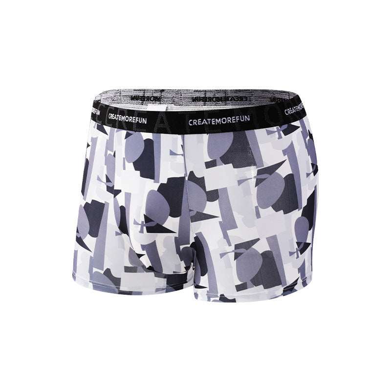 Webbased Men's Underwear Plus-sized Skin-friendly Four-corner Us Size Plus Size Breathable