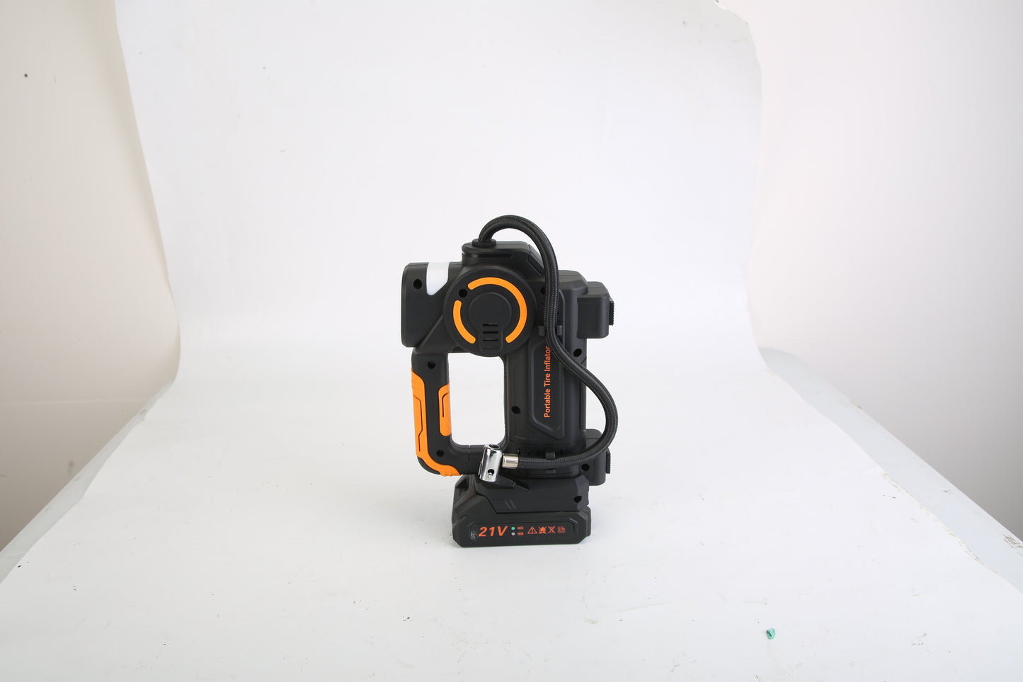 Web Based 1Pc 140W 150PSI 21V Battery Powered Tire Inflator Cordless Air Inflator Digital Air Compressor With LED Light For Cars Motorcycles Bicycles Balls