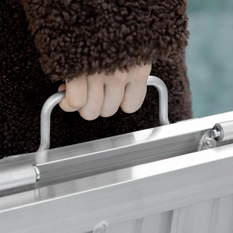 Web Based Skidproof Portable Wheelchair Ramp For Home, Steps, Doorways, Carpeted Foldable Handicap Ramp, Threshold Ramp
