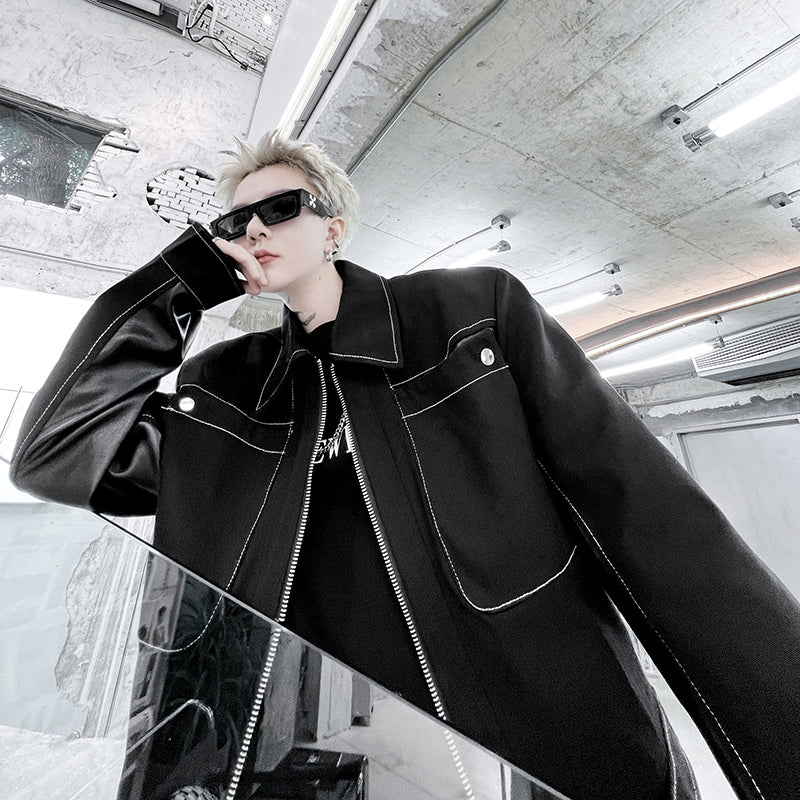 Web Based High-end Design Jacket Men's Personality