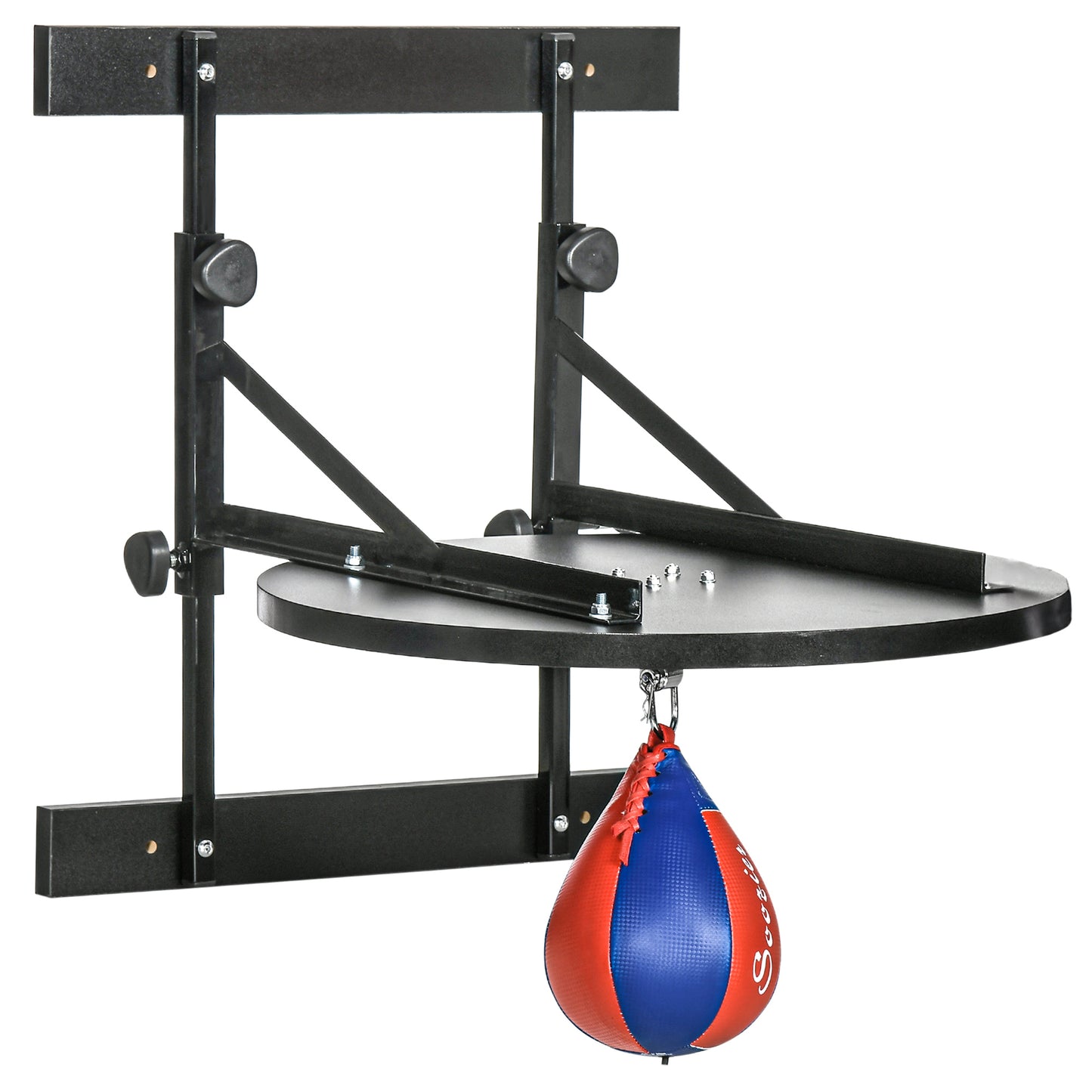 Web Based Adjustable Speed Bag Platform, Wall Mounted Speed Bags for Boxing, with 360-Degree Swivel and 10'' Speedbag