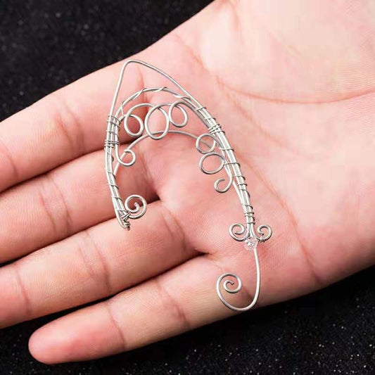 Web Based European And American Retro Pure Handmade Elf Ear Clips