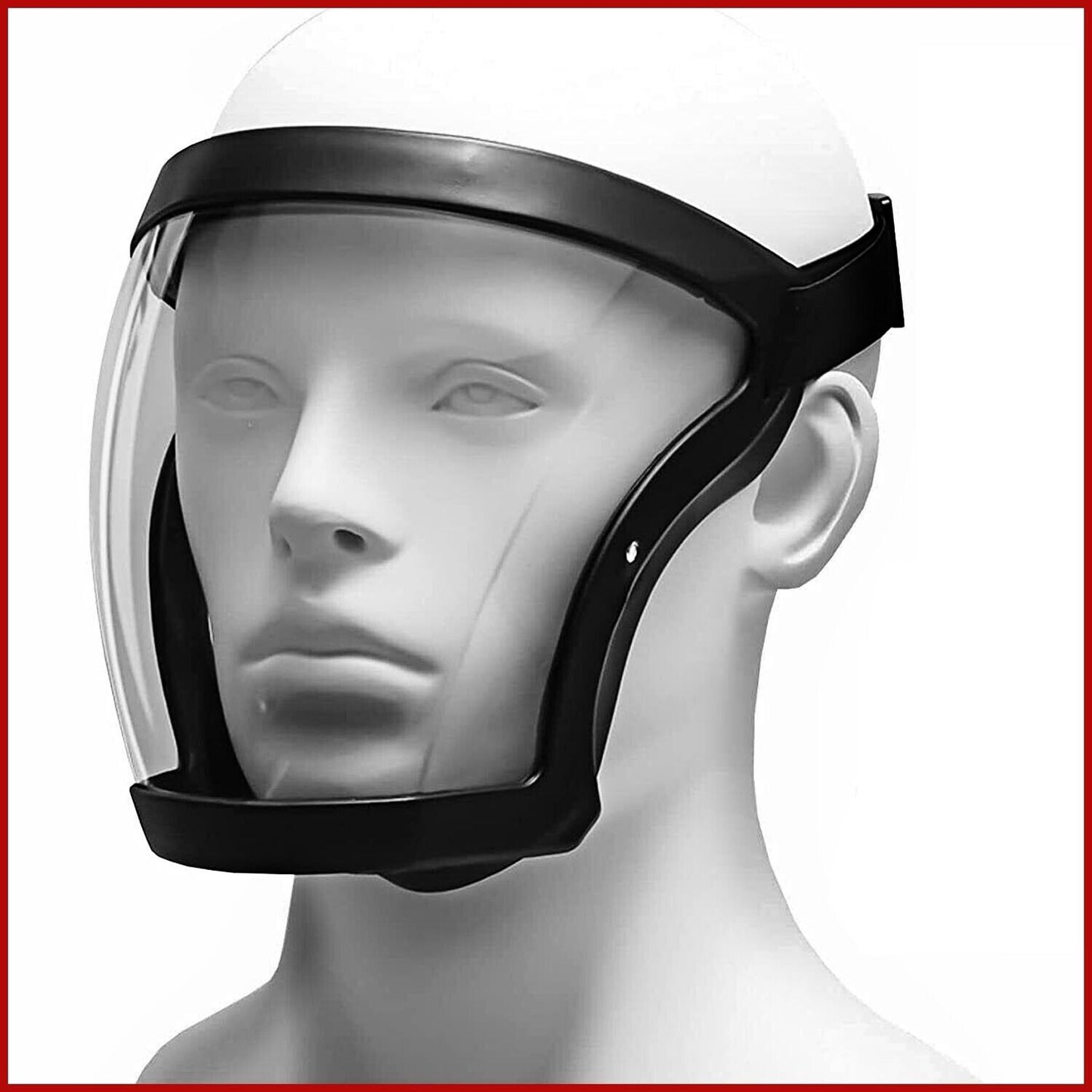 Web Based Full Face Super Protective Mask Anti-fog Shield Safety Transparent Head Cover