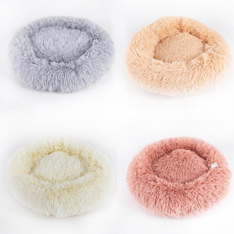 Web Based Dog Beds For Small Dogs Round Plush Cat Litter Kennel Pet Nest Mat Puppy Beds