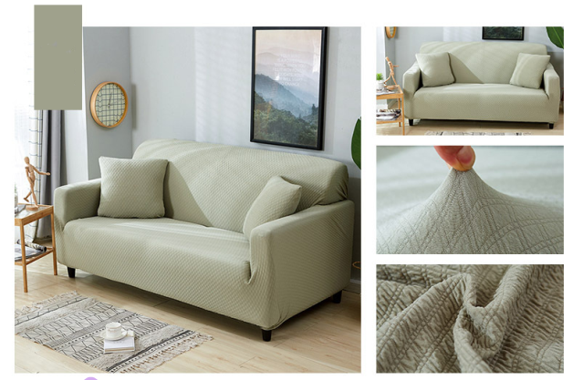 Web Based Pure color stretch waterproof sofa cover