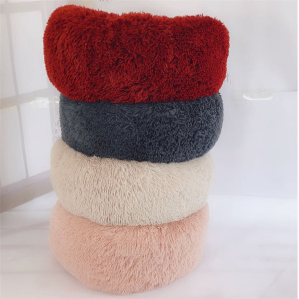 Web Based Round Long Hairy Autumn And Winter Nest Pad Cat Mattress