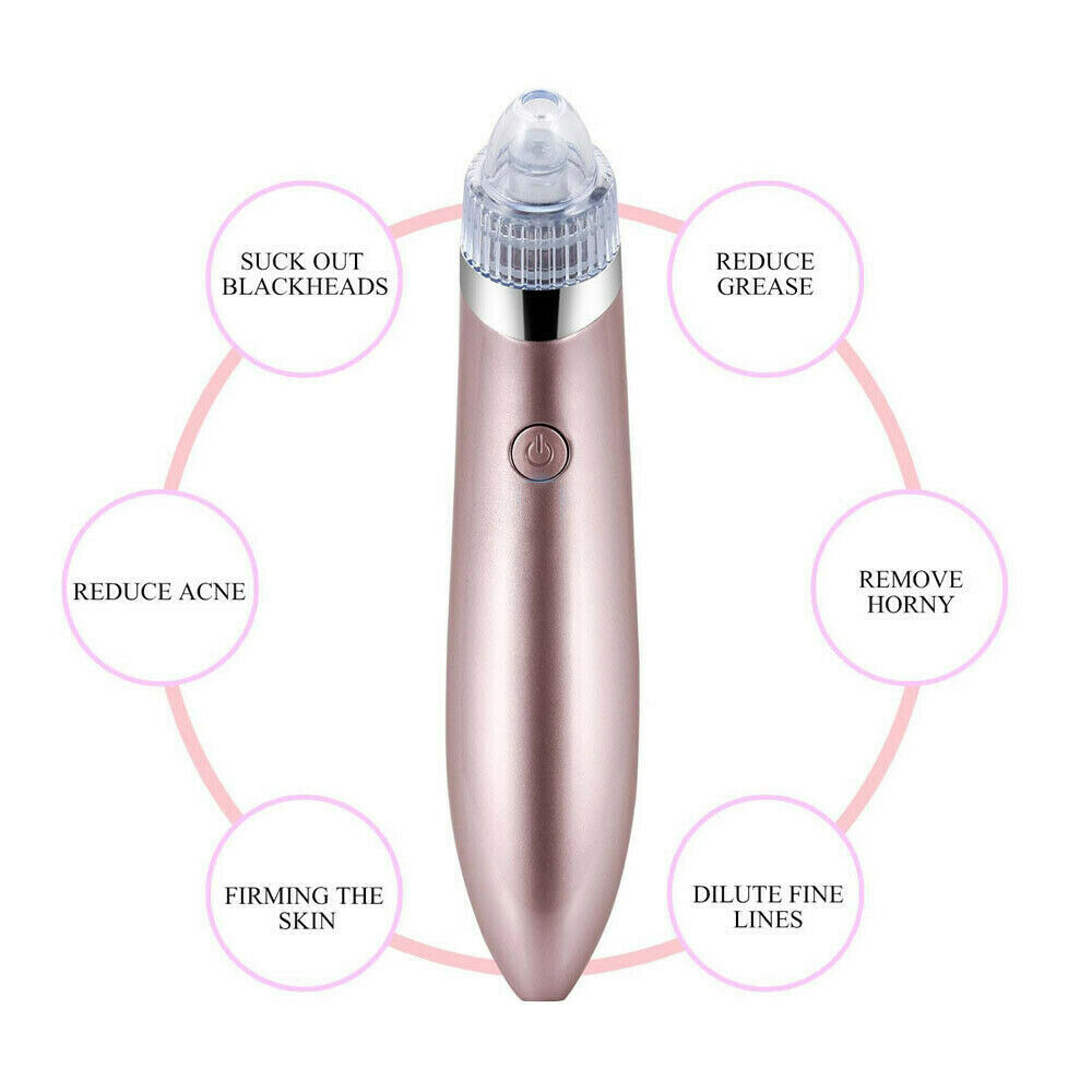Web Based Blackhead Vacuum Pore Cleaner Acne Pimple Remover Strong Suction Tool Electric Blackhead Remover Pore Vacuum Suction Diamond Dermabrasion Face Cleaner