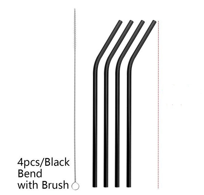 Web Based Colourful Reusable Stainless Steel Straws