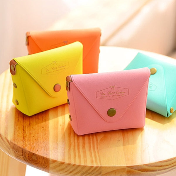 Web Based Cute Candy Color Key Case Macaron Coin Purse