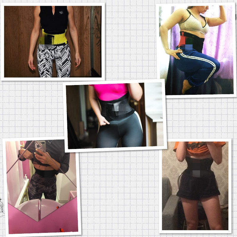 Web Based Women's Sports Slimming Plastic Belt