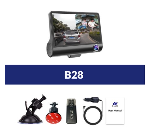 Web Based 1080P High-definition Three-record Driving Recorder