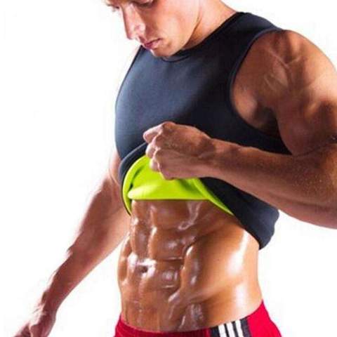 WEB BASED MEN'S BODY SHAPING NEOPRENE SAUNA VEST With LOGO