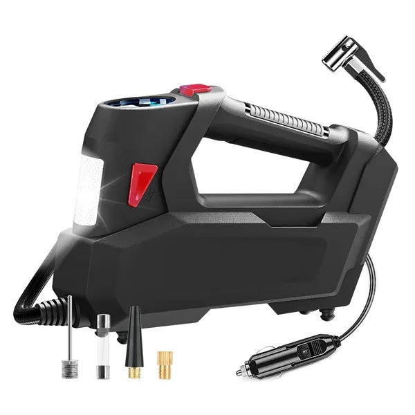 Web Based Portable Tire Inflator 120 PSI Maximum 90W Powered Tire With Digital Display LED Light