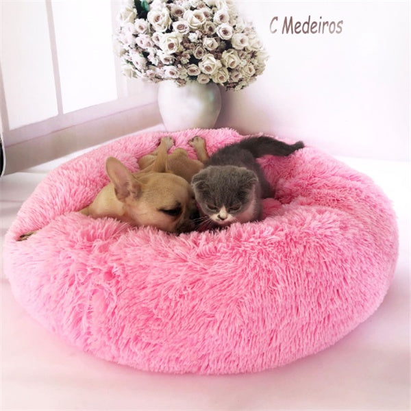 Web Based Round Long Hairy Autumn And Winter Nest Pad Cat Mattress