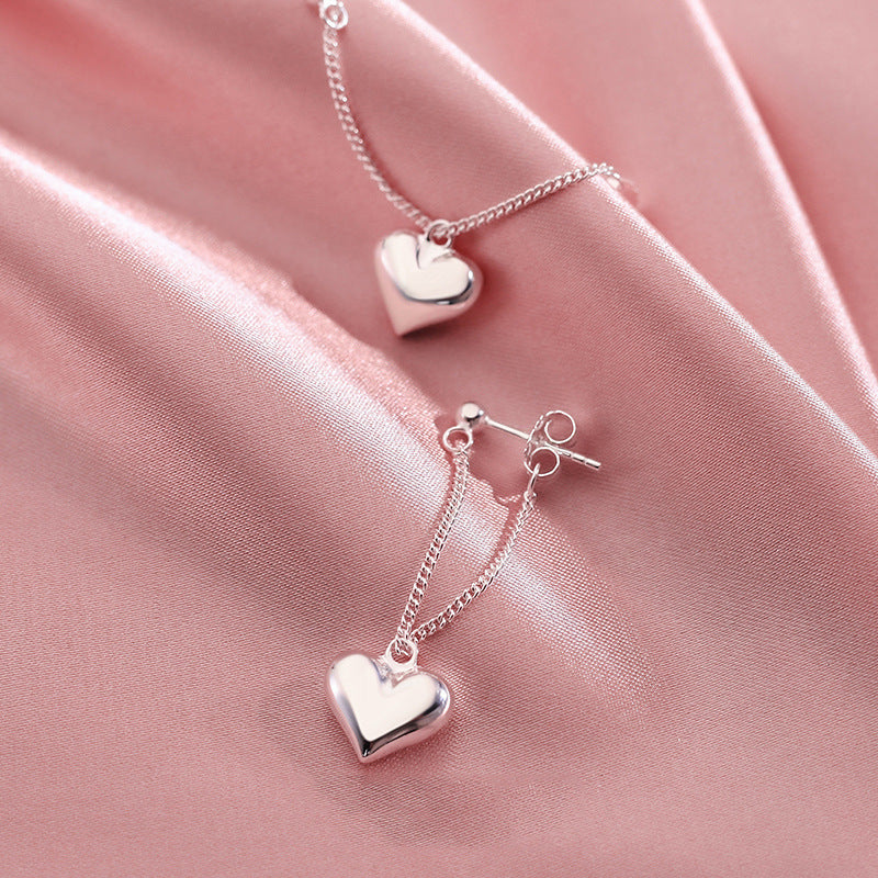 Web Based Retro Fashion Elegance Stud Earrings Back Hanging Earrings