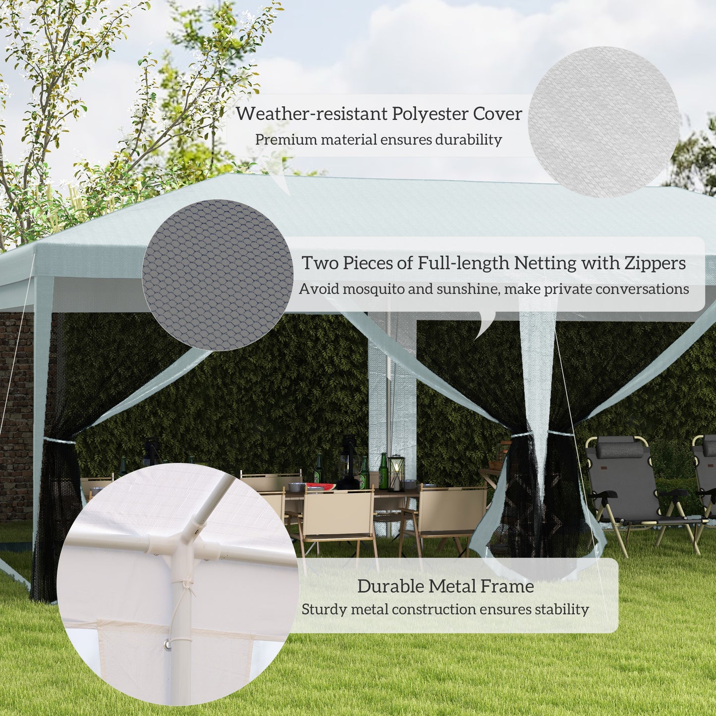 Web Based 10' x 20' Party Tent