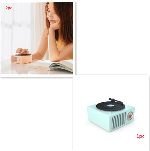 Web Based Wireless mini portable retro phonograph Bluetooth-compatible speaker