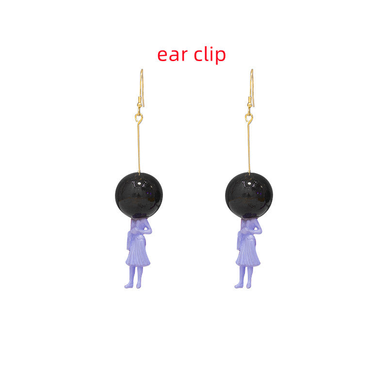 Web Based Girls Niche Hipster Funny Creative Cute Earrings