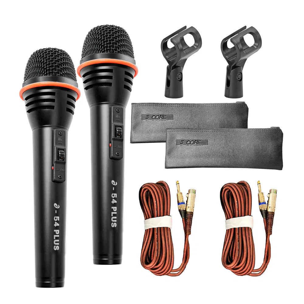 Web Based 5Core Microphone Dynamic Mic Karaoke Singing Studio XLR Mics Handheld Microfono