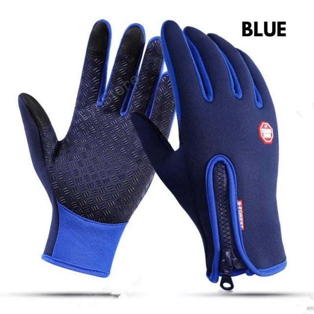 Webased Winter Gloves Touch Screen Riding Motorcycle Sliding Waterproof Sports Gloves With Fleece