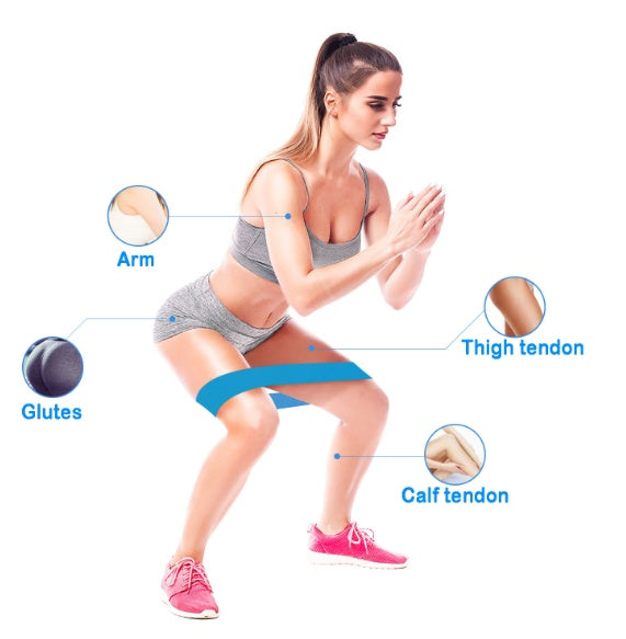 Webbased Resistance Bands Sealing Elastic Booty Sport Bodybuilding Rubber Band For Fitness Gym Leagues Equipment Sports Mini Yoga