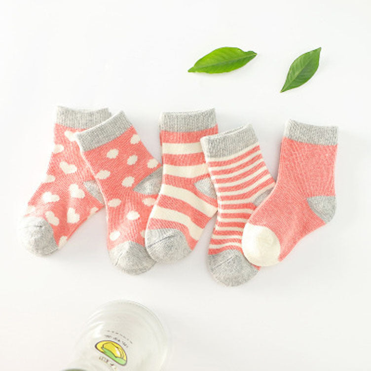Web Based Cotton tube child socks