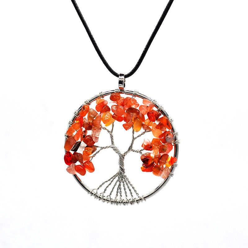 Web Based Kabala Life Tree necklace