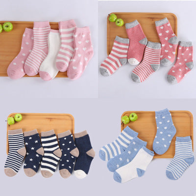 Web Based Cotton tube child socks