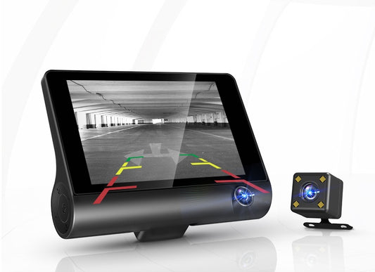 Web Based 1080P High-definition Three-record Driving Recorder