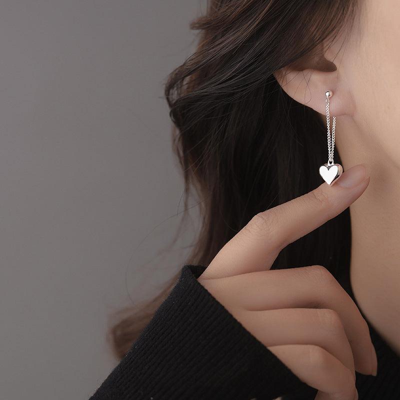 Web Based Retro Fashion Elegance Stud Earrings Back Hanging Earrings