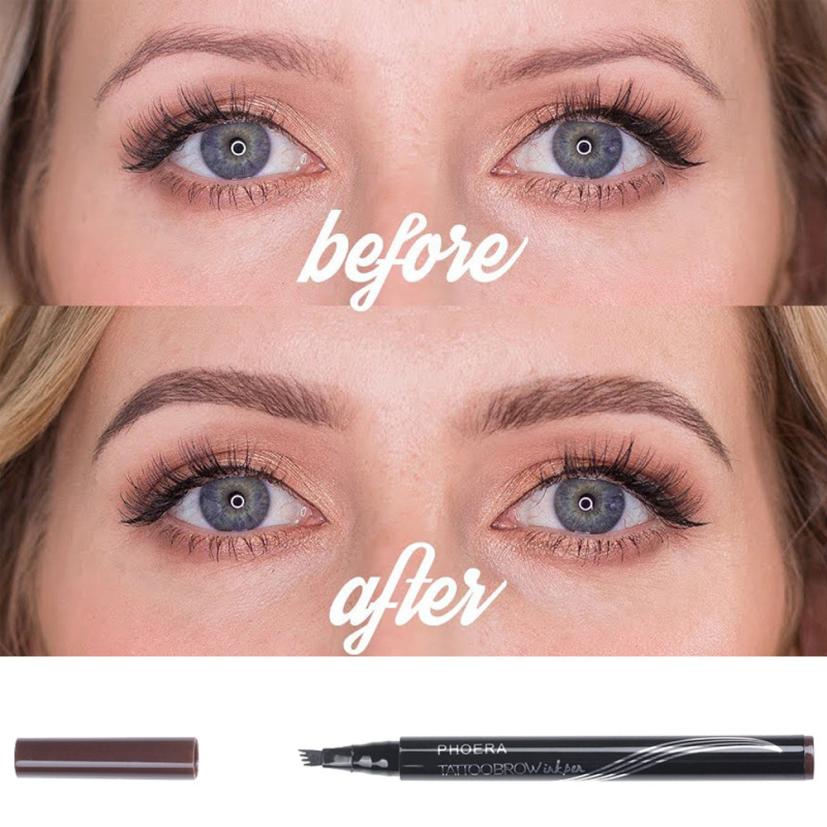 Web Based New Long Lasting Ultra-Fine Four-Comb Eyebrow Pencil