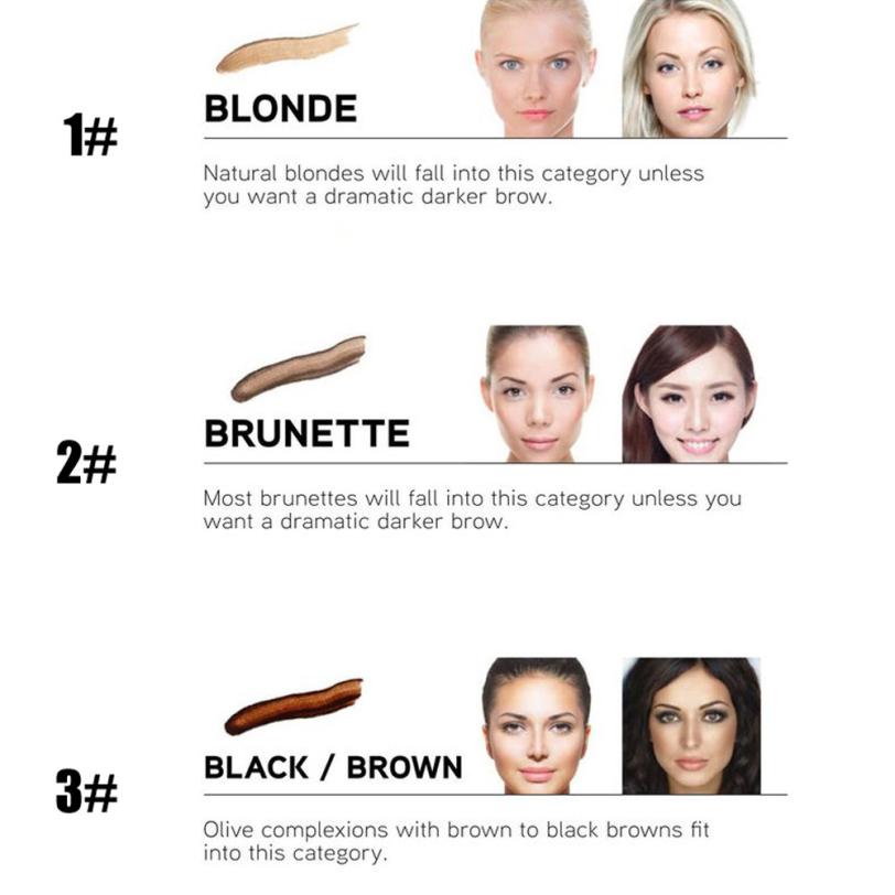 Web Based New Long Lasting Ultra-Fine Four-Comb Eyebrow Pencil