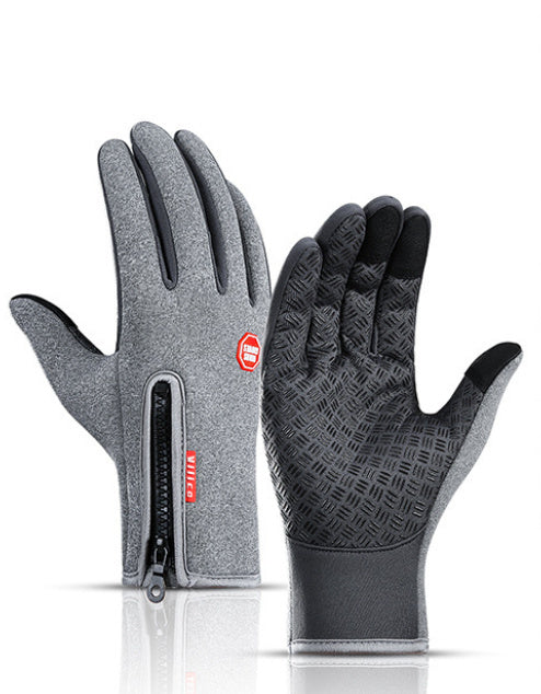 Webased Winter Gloves Touch Screen Riding Motorcycle Sliding Waterproof Sports Gloves With Fleece