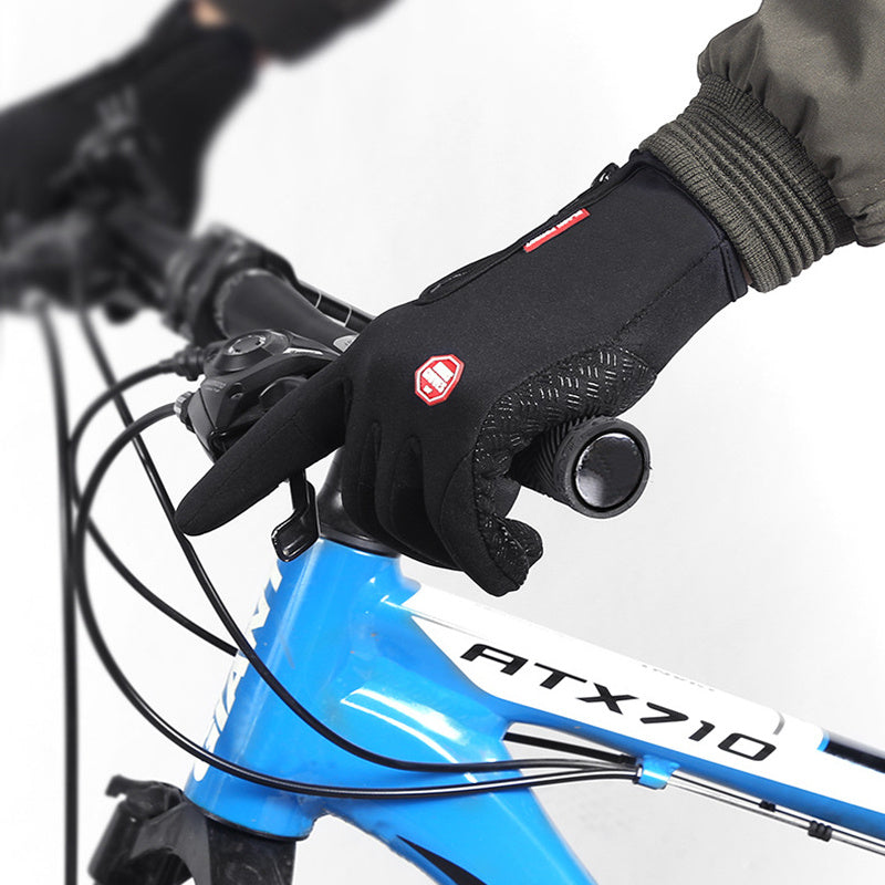Webased Winter Gloves Touch Screen Riding Motorcycle Sliding Waterproof Sports Gloves With Fleece