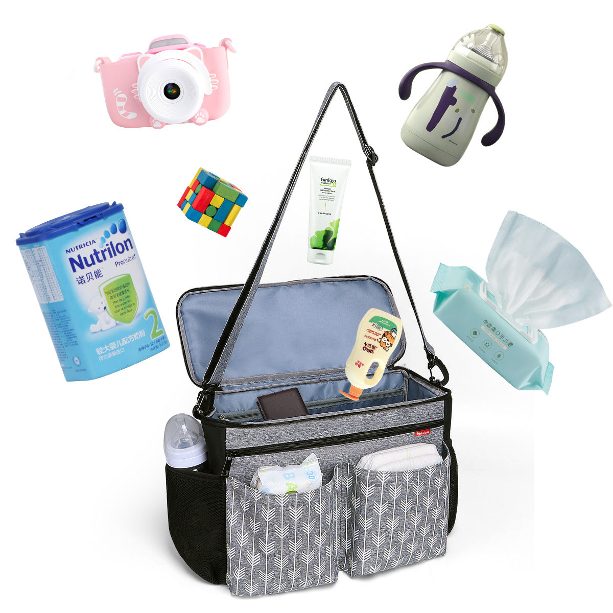 Web Based Multifunctional Oxford Cloth Waterproof Hanging Cart Bag