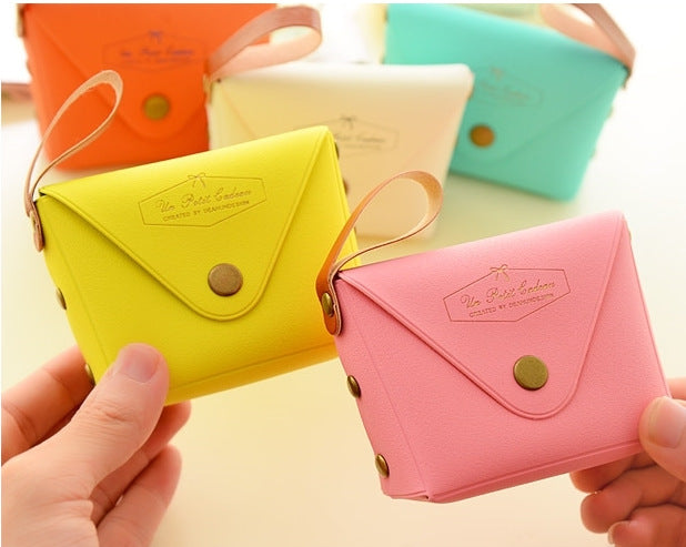 Web Based Cute Candy Color Key Case Macaron Coin Purse