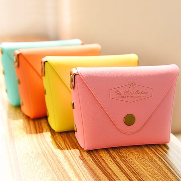 Web Based Cute Candy Color Key Case Macaron Coin Purse