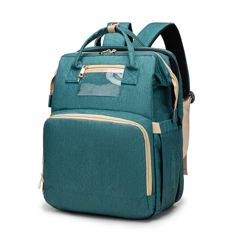 Web Based USB Charging Version Mommy Bed Backpack Folding Large Capacity Multi-function