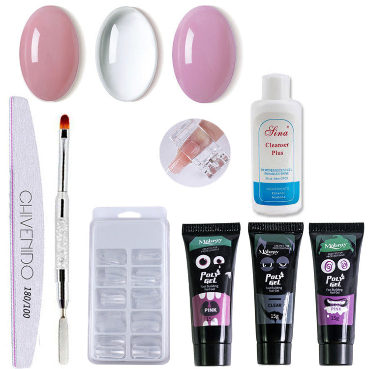 Web Based Nail Art Solid Extension Glue Set