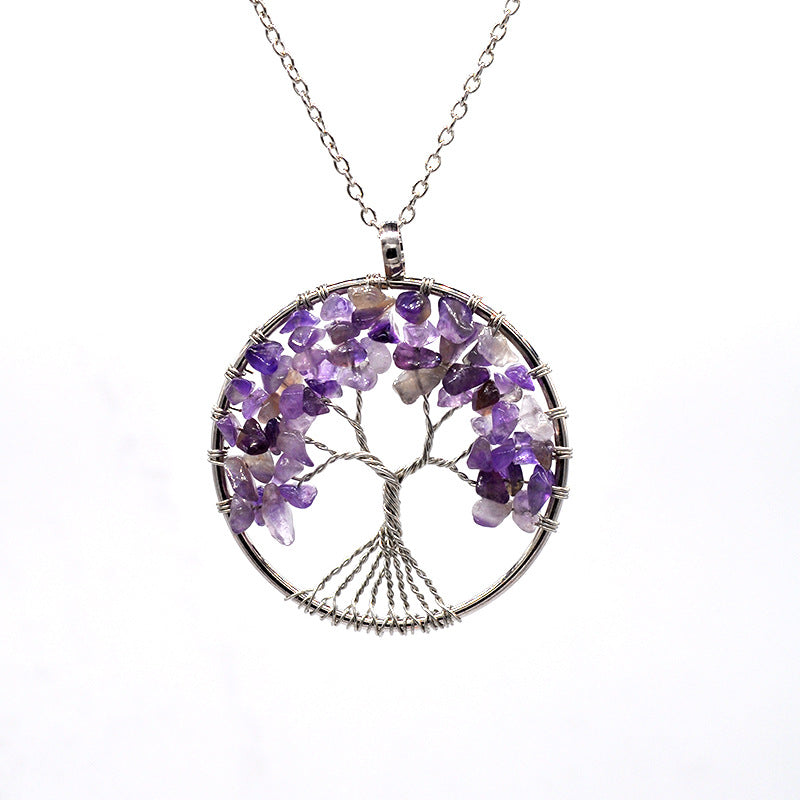 Web Based Kabala Life Tree necklace
