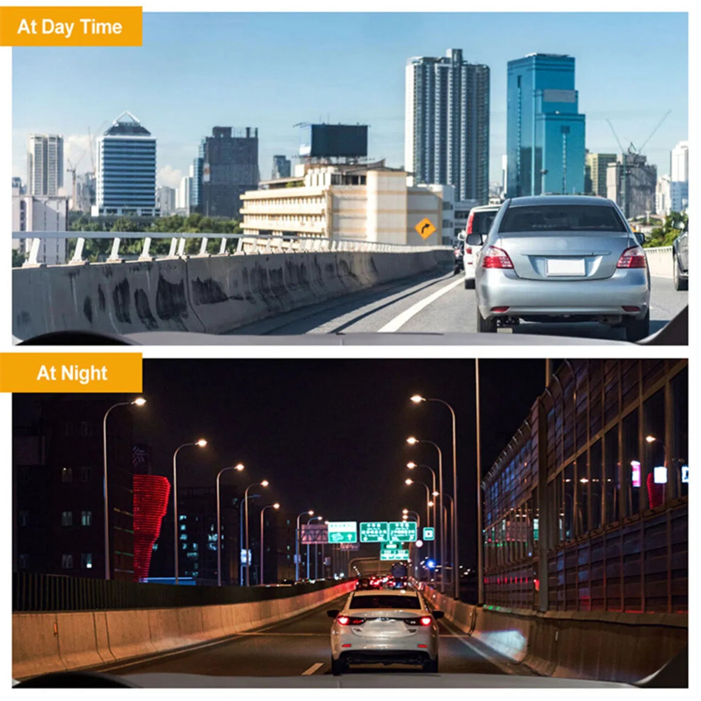 Web Based Car Dual Lens Dash Cam HD 1080P Front Rear Inside Video Recorder Camera G-Sensor