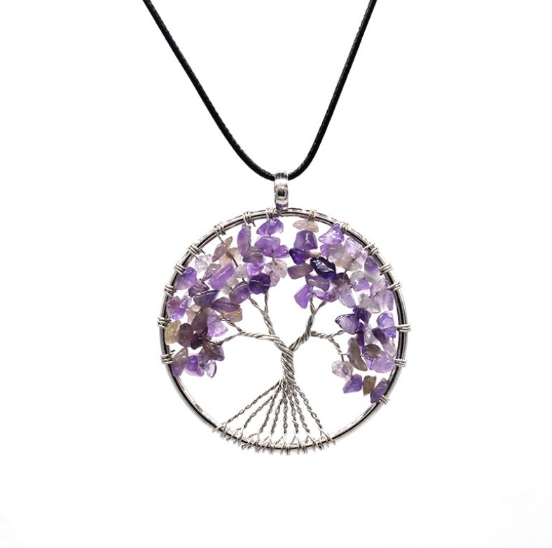 Web Based Kabala Life Tree necklace