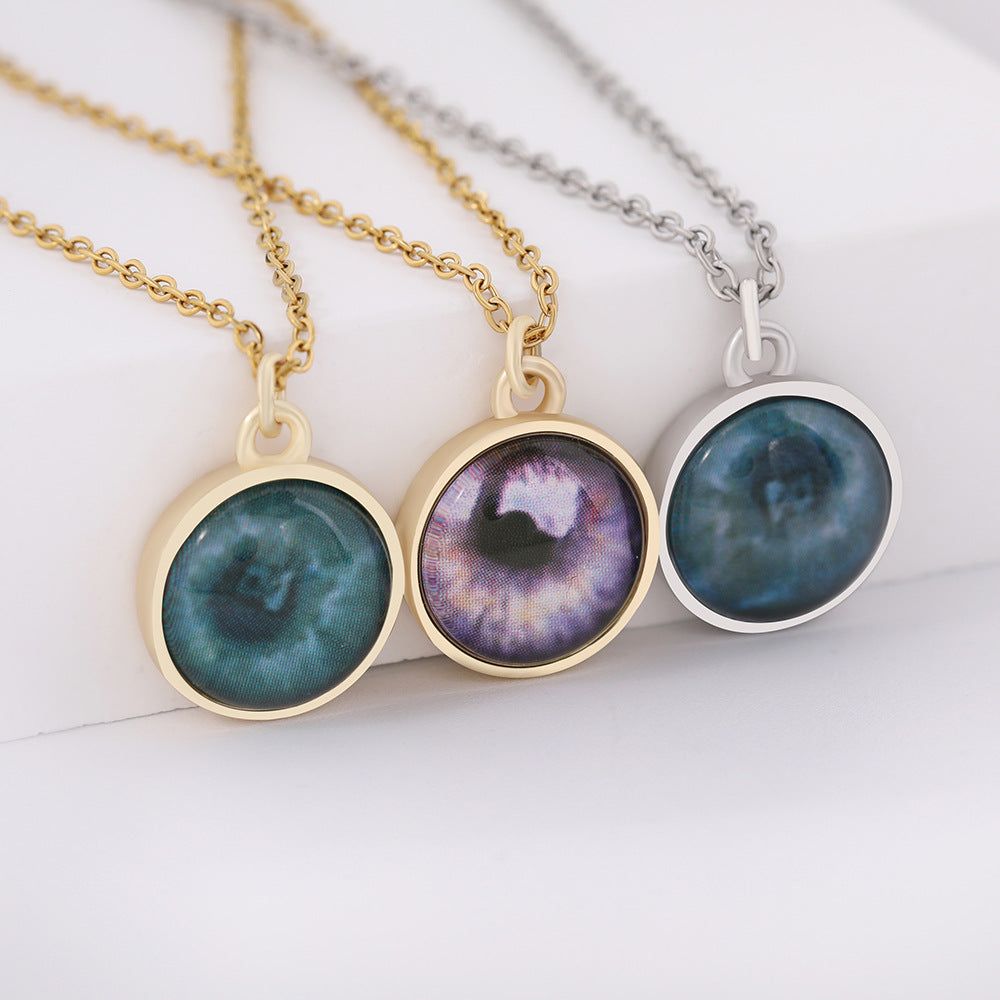 Web Based Custom Iris Necklace Add Eye Photo As A Unique Gift For Loved Ones