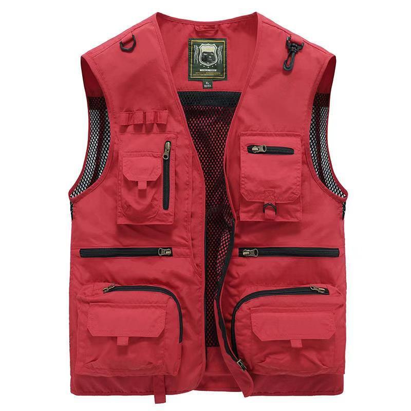 Webbased 14 Pockets Summer New Men US Tactical Hiking Fishing Vest Mens Photographer Waistcoat Mesh Cargo Sleeveless Jacket Tool Vest