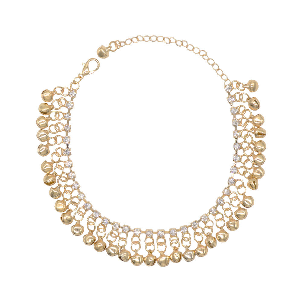 Wbs Retro Ethnic Style Beach Leisure Street Shooting Personality Anklet