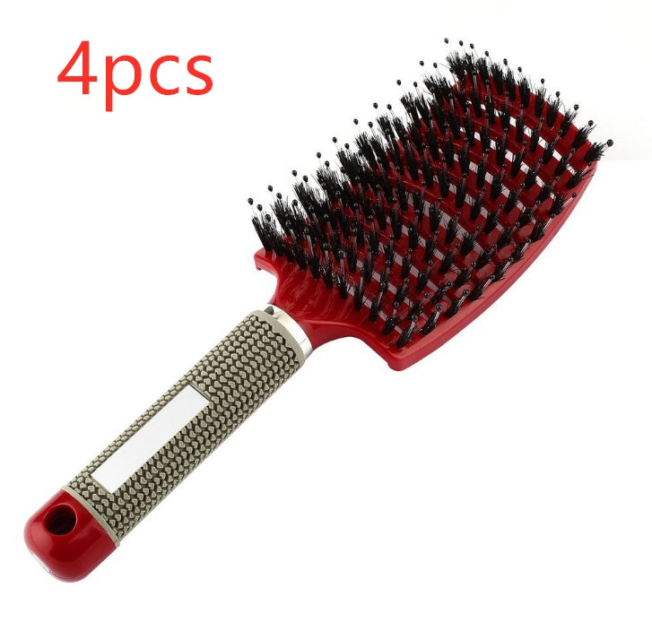 Web Based Hairbrush Anti Klit Brushy Haarborstel Women Detangler Hair Brush Bristle Nylon Scalp Massage  Teaser Hair Brush Comb