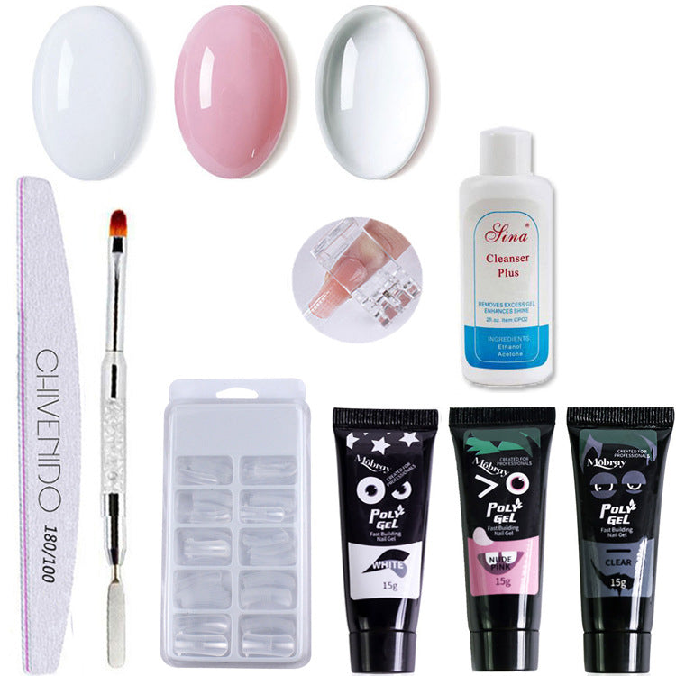 Web Based Nail Art Solid Extension Glue Set
